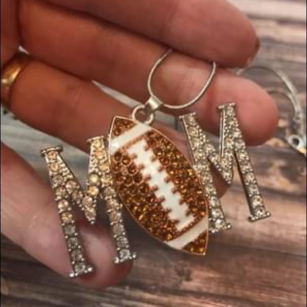 Football Mom Bling necklace